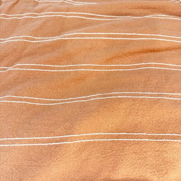 Threshold Full/Queen Terracotta Embroidered Duvet Cover - Picture 2 of 8